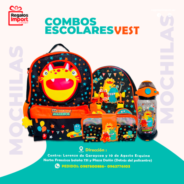 Combo Mochila niño - Imagen 2