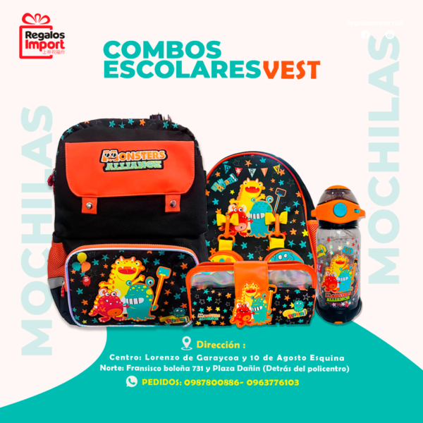 Combo Mochila niño - Imagen 3