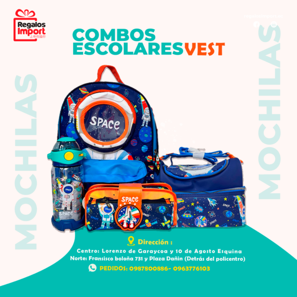 Combo Mochila niño - Imagen 6