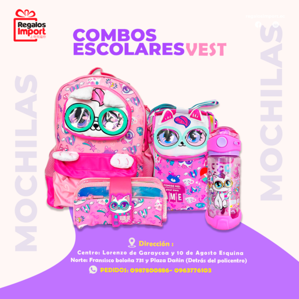 Combo Mochila niña - Imagen 2