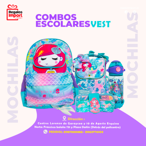 Combo Mochila niña - Imagen 5