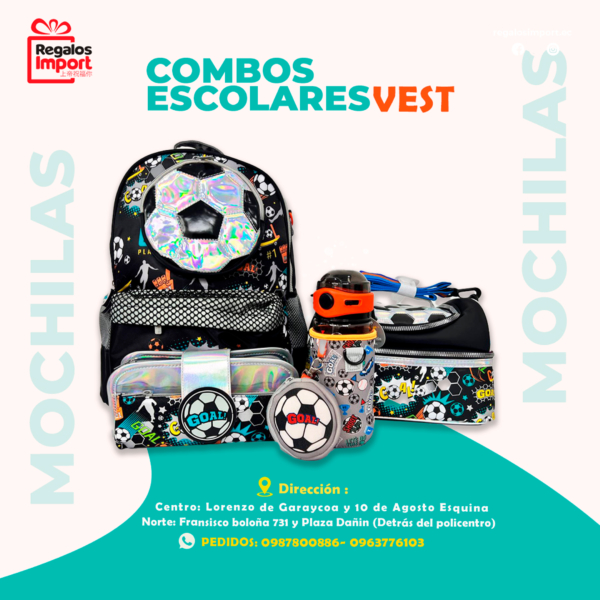 Combo Mochila niño - Imagen 4