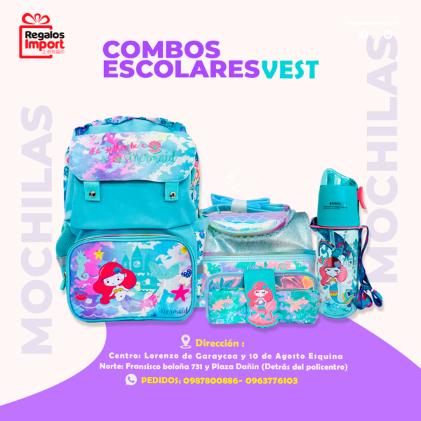 Combo Mochila niña - Imagen 4